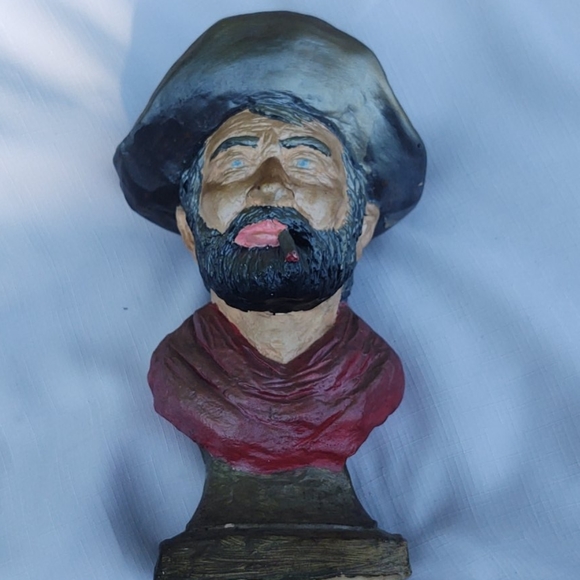 Clay Vintage Sculpture Handmade Art Decor - Picture 3 of 5